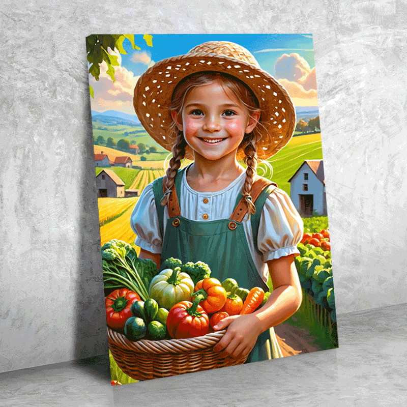 Nature’s Harvester Girl